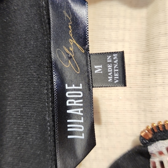 Luleroe Elegant Jacket  Gold Shimmer. SZ Medium  long-sleeved - Picture 6 of 8